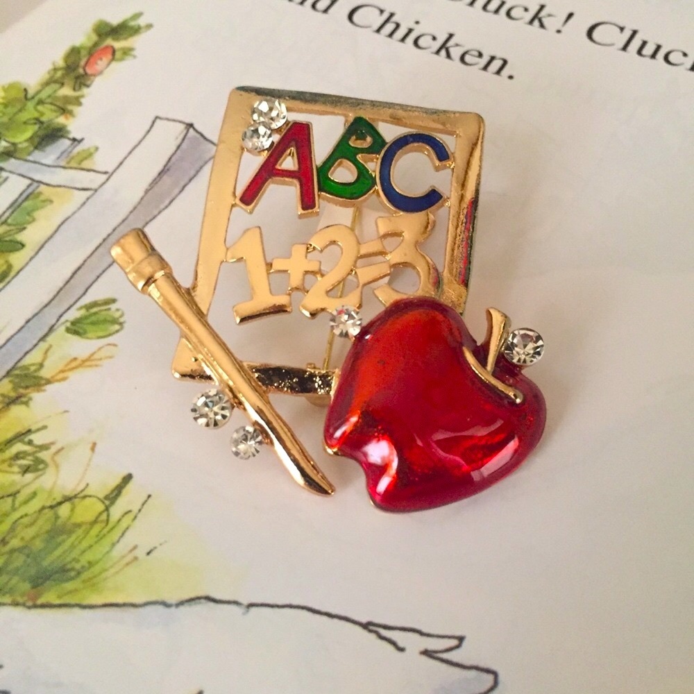 🍏50% OFF/3+...ABC 1+2=3 Brooch